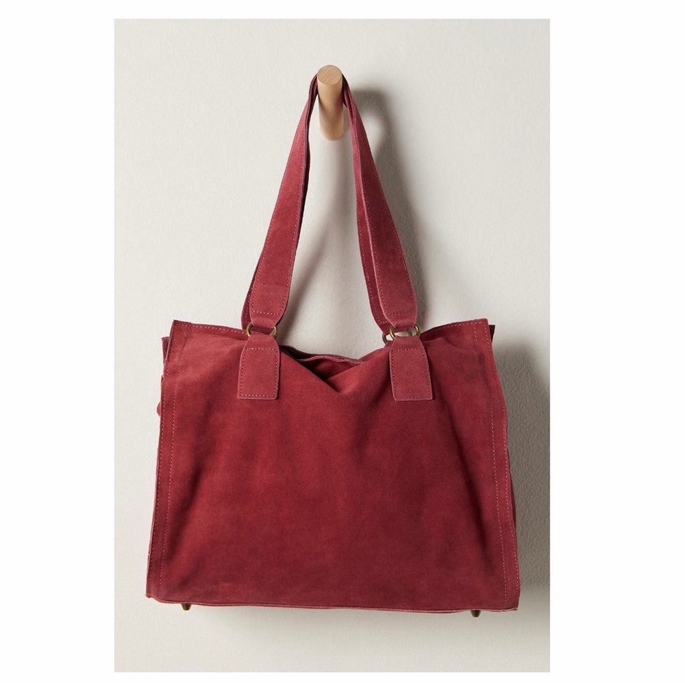 NWT free people salma suede tote bag - Picture 5 of 6